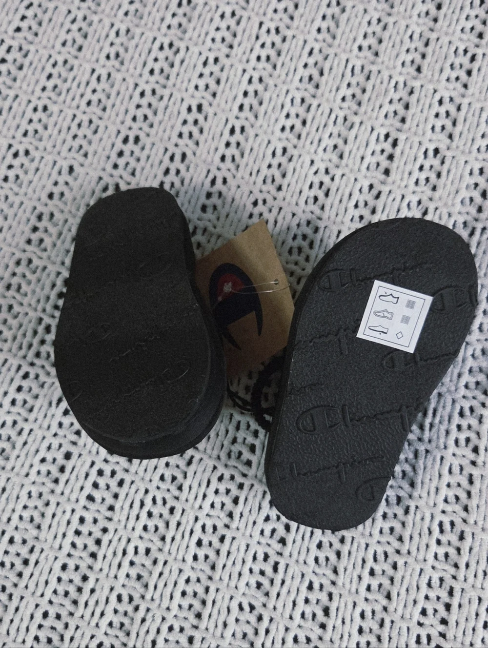 Champion Plush Core toddler platform sling back Slides Size 4 NWT